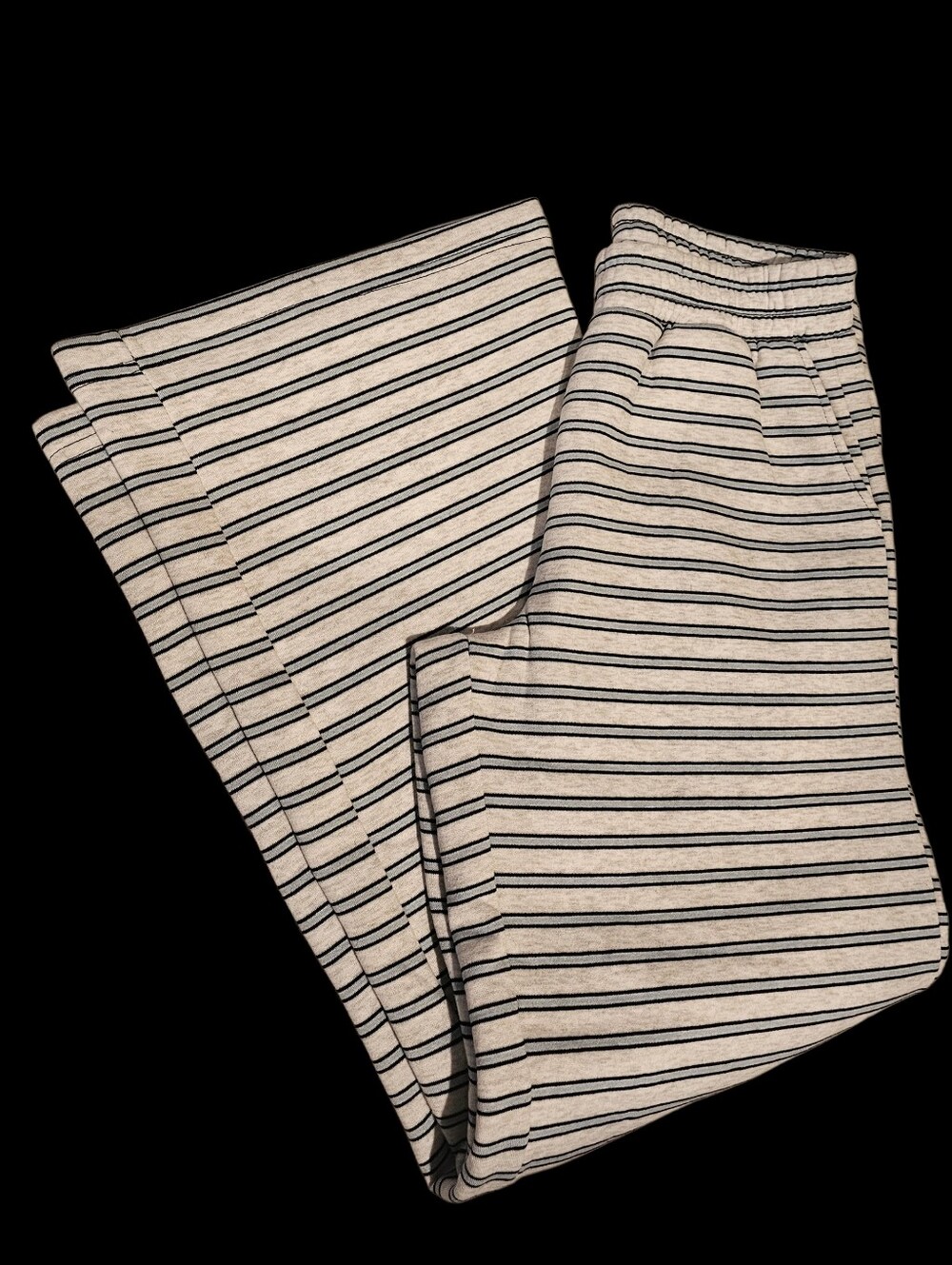 Comfy 3-Piece Striped Tank/Lounge Pant Set With Matching Headband - Picture 8 of 10